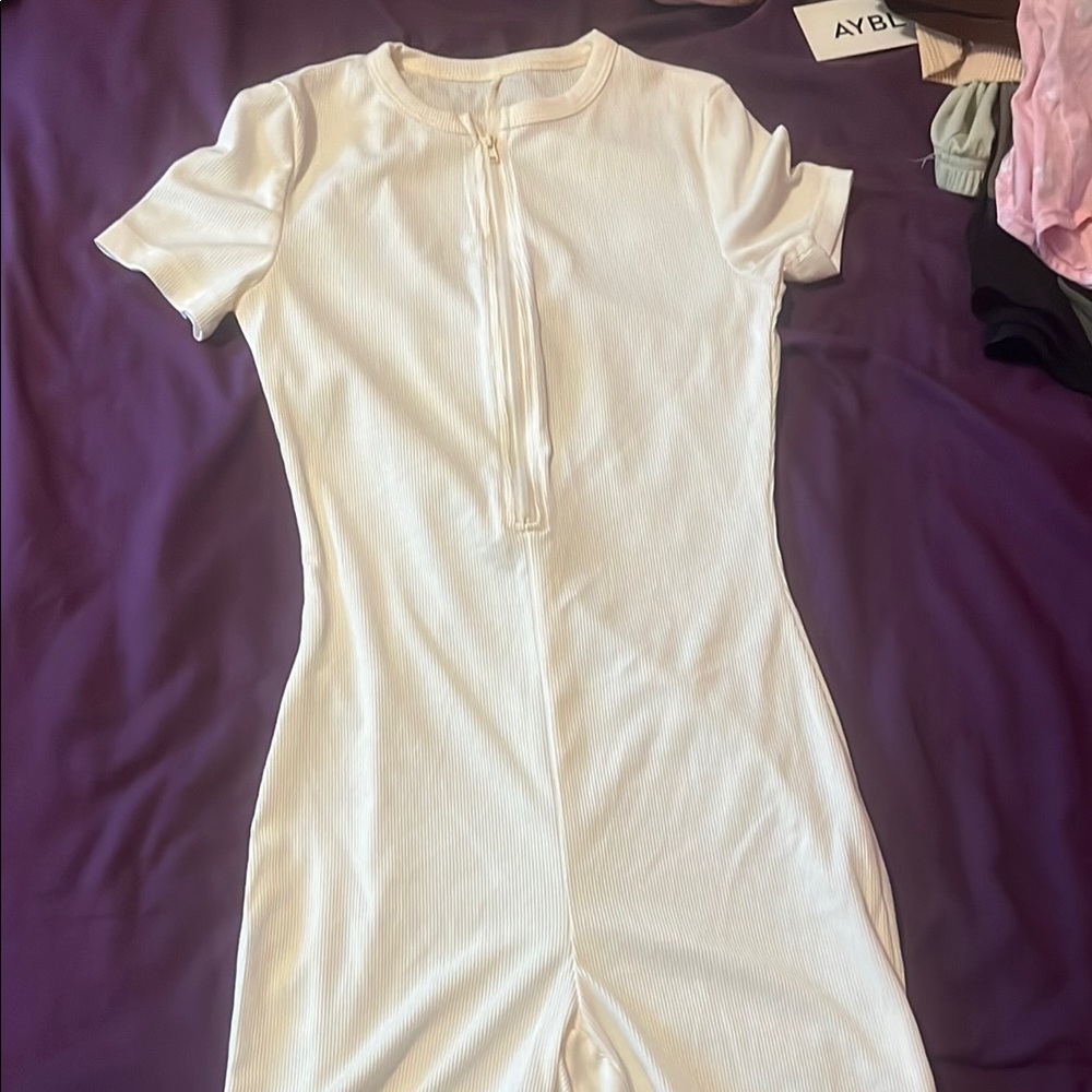 AYBL Kids White One Piece